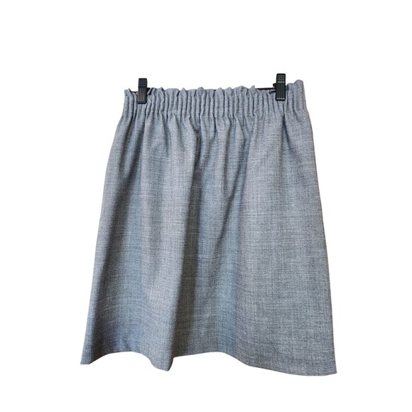 J.Crew Womens Chambray Elastic Waist Skirt Size 0 - Picture 2 of 3